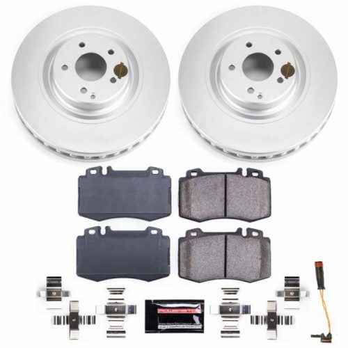 2003-2006 Mercedes-Benz CLK500 Front Z23 Evolution Sport Coated Brake Kit - Heavy-Duty Replacement for Improved Stopping Power and Corrosion Resistance
