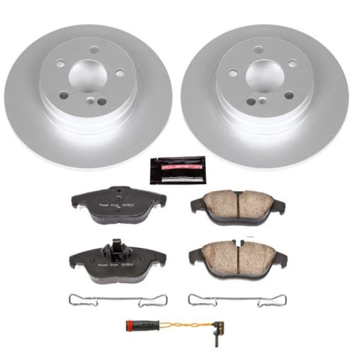 2011-2012 Mercedes-Benz C300 Rear Power Stop Z23 Evolution Sport Coated Brake Kit - Heavy-Duty Brake Performance Upgrade