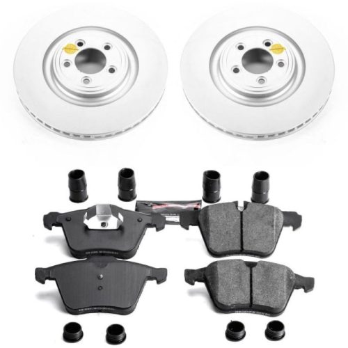2006-2009 Jaguar S-Type & XF Front Z23 Evolution Sport Coated Brake Rotor & Pad Assembly - Premium Heavy-Duty Replacement