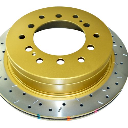 DBA 4000 Series Drilled and Slotted Rotor for Toyota 4Runner and FJ Cruiser 2010-13 - Premium Replacement - Image 2