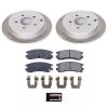 2002-2007 Buick Rendezvous Rear Semi-Coated Rotor Brake Assembly - Premium Replacement