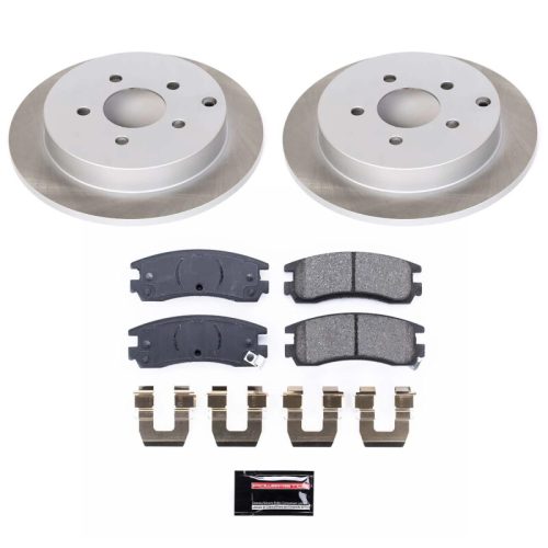 2002-2007 Buick Rendezvous Rear Semi-Coated Rotor Brake Assembly - Premium Replacement