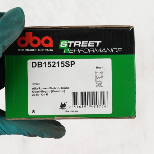 DBA Street Performance Brake Pads for Alfa Romeo Giulia Quadrifoglio 2016+ Rear - Premium Replacement - Image 7