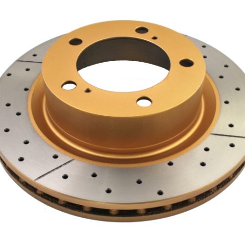 DBA X Street Series Front Drilled and Slotted Rotor for Toyota Land Cruiser 200 Series 2007-16 - Premium Replacement