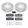 2012-2014 Toyota Camry, Avalon Front Semi-Coated Rotor Brake Assembly with Ceramic Pads - Premium Replacement