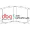 DBA Street Performance Brake Pads Front Fitment for Subaru Impreza and Legacy 1998-2002 - Premium Replacement