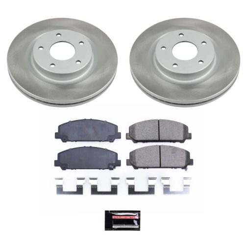 2010-2011 Nissan Titan & Armada Heavy-Duty Front Semi-Coated Rotor Brake Assembly - Premium Replacement