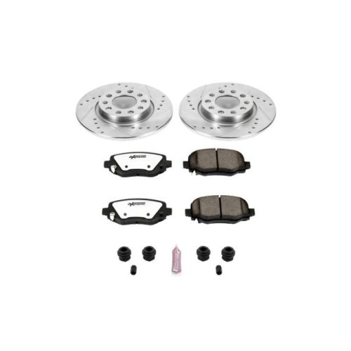 2014-2015 Jeep Cherokee and Chrysler 200 Heavy-Duty Brake Rotor and Pad Upgrade Kit - Premium Replacement