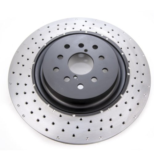 DBA 4000 Series XD Cross Drilled and Dimpled Front Rotor for Subaru WRX 2018-21 - Premium Replacement - Image 2