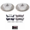 2003-2005 Ford Explorer Sport Trac Rear Semi-Coated Rotor Brake Assembly - Premium Replacement
