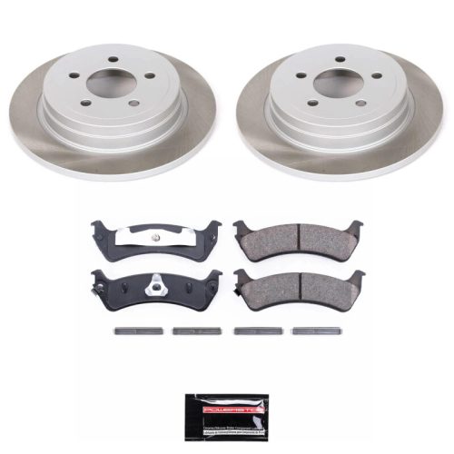 2003-2005 Ford Explorer Sport Trac Rear Semi-Coated Rotor Brake Assembly - Premium Replacement