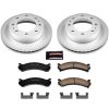 2010 GMC Sierra 2500 HD Front Brake Rotor and Ceramic Pad Assembly - Premium Replacement