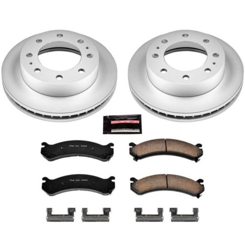 2010 GMC Sierra 2500 HD Front Brake Rotor and Ceramic Pad Assembly - Premium Replacement