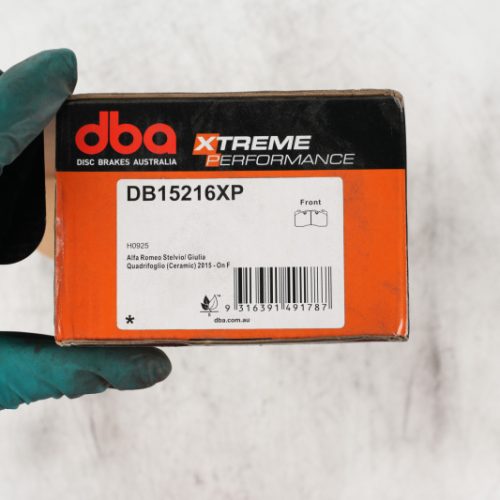DBA XP Performance Brake Pads for Alfa Romeo Giulia Quadrifoglio 2017-2018 Front Heavy-Duty Brake Pad Assembly - Premium Replacement - Image 7