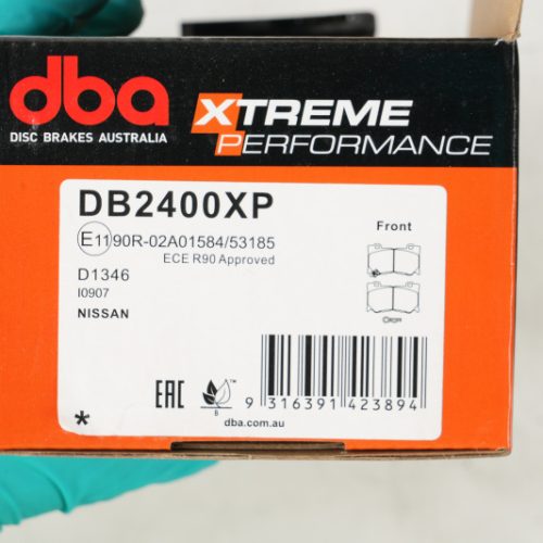 DBA XP Performance Front Brake Pads for Nissan 370Z 2009-2021 - Heavy-Duty Friction and High-Temperature Brake Pad Assembly - Image 10