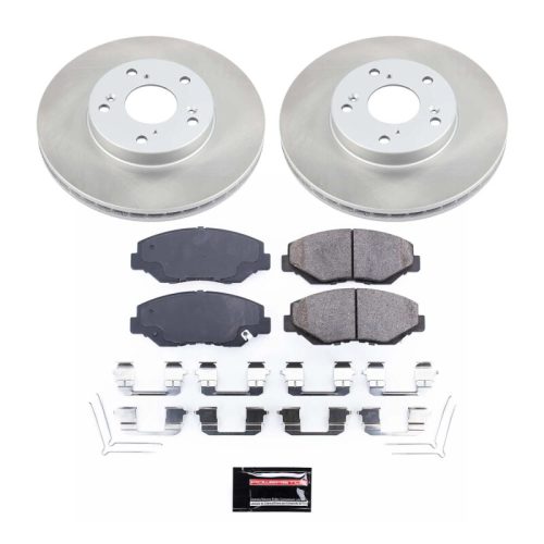 2013-2016 Honda Civic & Acura ILX Front Semi-Coated Rotor Brake Assembly - Premium Replacement