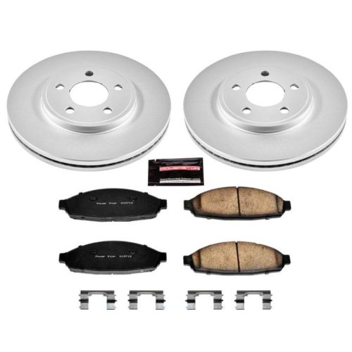 2003-2005 Ford Crown Victoria Front Brake Rotor and Ceramic Pad Assembly - Heavy-Duty Fleet Replacement