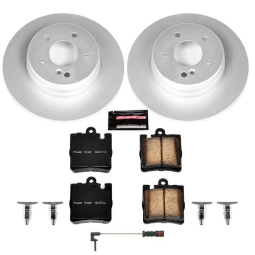 2000-2003 Mercedes-Benz CLK430 Rear Z23 Evolution Sport Coated Brake Kit - Heavy Duty Replacement for Improved Braking Performance