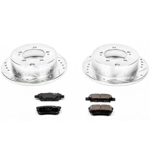 2004-2006 Mitsubishi Lancer & Outlander Rear Z23 Evolution Sport Brake Kit - Premium Replacement