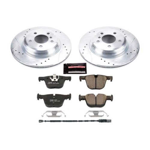 2016-2018 BMW 340i, 440i Rear Brake Rotor and Carbon-Fiber Ceramic Brake Pads Upgrade - Premium Replacement