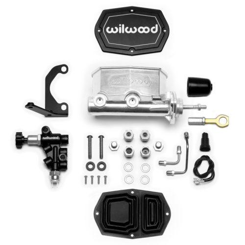 261-15663-P Wilwood Compact Tandem Master Cylinder for Classic Mustang and Fleet Applications Drop-in