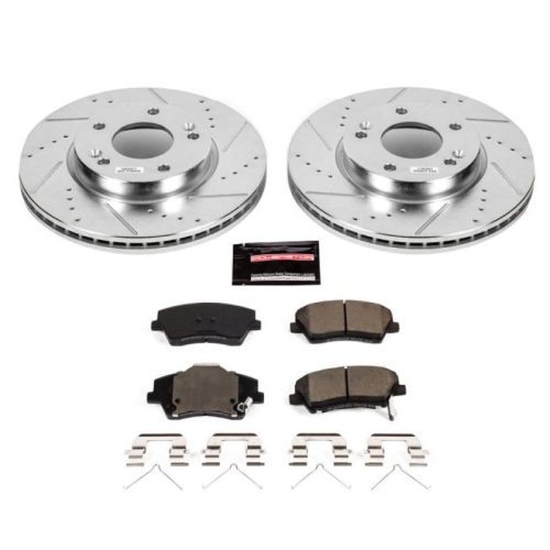 2017-2018 Hyundai Elantra Front Z23 Evolution Sport Brake Kit - Premium Heavy-Duty Replacement for Enhanced Braking Performance
