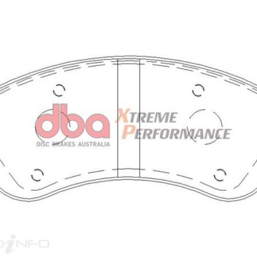 DBA XP Series Heavy-Duty Brake Pads for Ford Transit 2006-2018 - High-Performance Friction and Heat Resistance