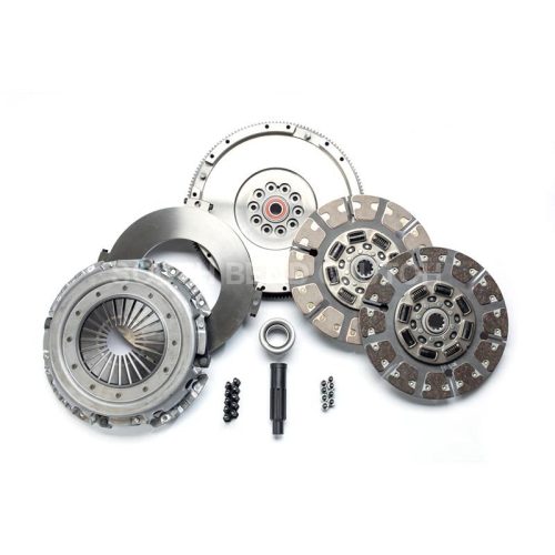 2004-2007 Ford F-350 Super Duty 6.0L ZF-6 Street Dual Organic Disc Clutch Kit - Heavy-Duty Replacement for Fleet and Commercial Use