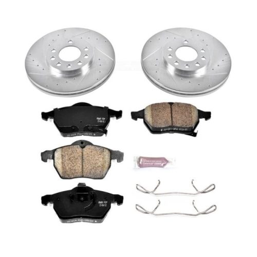 2000-2006 Saab 9-5 Front PowerStop Z23 Evolution Sport Brake Upgrade Kit - Premium Replacement