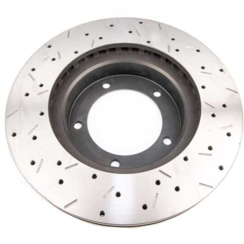 DBA 4000 Series Uni-Directional Cross Drilled and Slotted Rotor for Toyota Land Cruiser 1989-1992 - Premium Replacement - Image 7