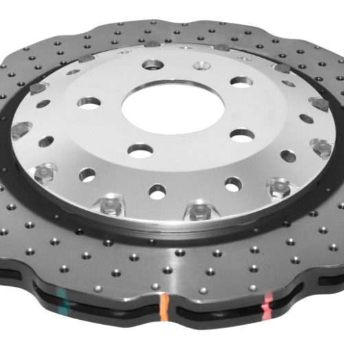 DBA 5000 Series Cross Drilled and Dimpled Front Rotor for Audi RS Q3 2014-2024 - Premium High-Performance Replacement - Image 5