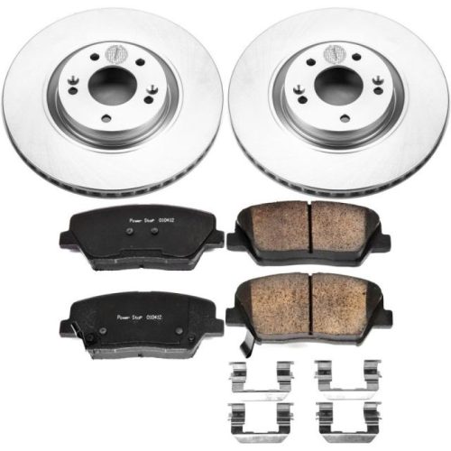 2012-2017 Hyundai Azera Front Brake Rotor and Ceramic Pad Assembly - Heavy-Duty Fleet Replacement