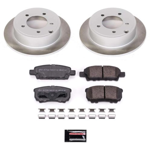 2010-2011 Dodge Avenger Rear Semi-Coated Rotor Brake Assembly - Premium Replacement
