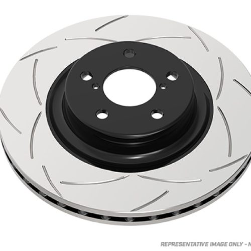 DBA Street Series T2 Slotted Brake Rotor Rear 2007-2013 Honda Fit Jazz - Premium Replacement