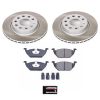 2011-2015 Volkswagen Jetta Front Semi-Coated Rotor Brake Assembly - Premium Replacement
