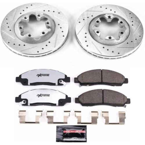 2004-2008 Chevrolet Colorado, 2004-2006 GMC Canyon & Isuzu i-350 Front Z36 Truck & Tow Brake Kit - Heavy-Duty Drilled & Slotted Rotor Performance Upgrade