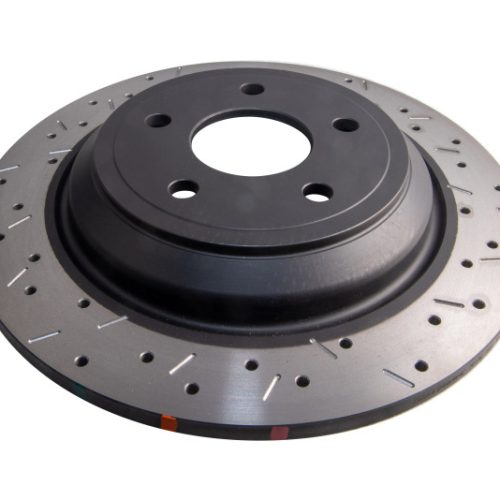 DBA 4000 Series Rear Drilled and Slotted Rotor for Ford Focus 2016-18 - Premium Replacement - Image 5