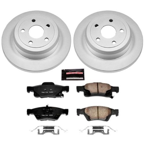 2011-2014 Jeep Grand Cherokee, 2011-2014 Dodge Durango Heavy-Duty Brake Rotor and Ceramic Pad Assembly - Premium Replacement