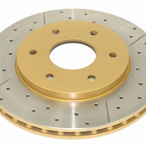 DBA Street Series Drilled and Slotted Rotor Front 2004-07 Nissan Titan Nissan Pathfinder Infiniti QX56 Nissan Armada - Premium Replacement - Image 2