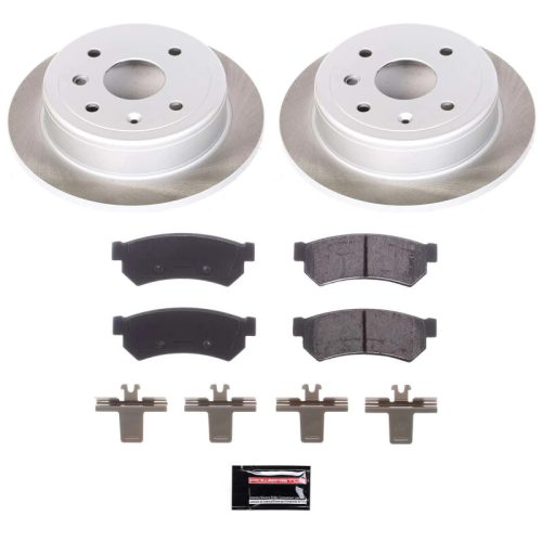 2007-2008 Suzuki Reno & Forenza Rear Semi-Coated Rotor Brake Assembly - Premium Replacement
