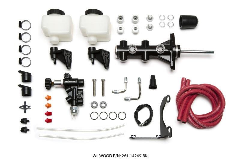 Heavy-Duty Tandem Remote Master Cylinder Kit with Combination Proportioning Valve for Automotive and Fleet Use - Image 2