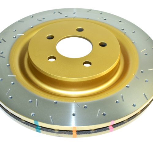 DBA 4000 Series XS Brake Rotor for Subaru Impreza 2004-2014 Front Drilled and Slotted Premium Replacement - Image 5
