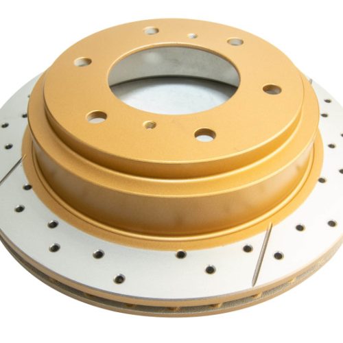 DBA Street Series Cross Drilled and Slotted Rotor for Mitsubishi Montero 2000-2005 - Premium Replacement - Image 2