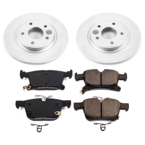 2017-2018 Chrysler Pacifica Rear Brake Rotor and Ceramic Pad Assembly - Heavy-Duty Fleet Replacement