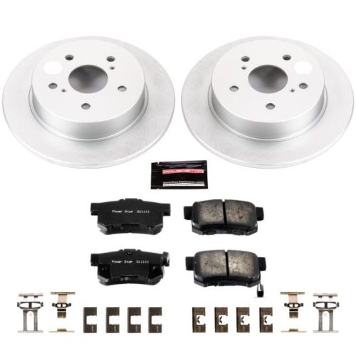 2007-2013 Suzuki SX4 Rear PowerStop Z17 Evolution Geomet Coated Brake Kit - Premium Replacement