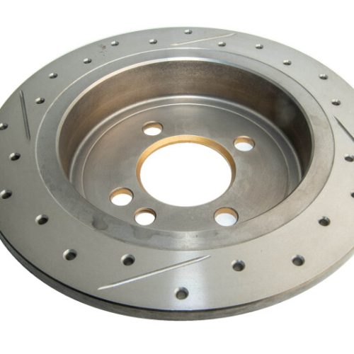 DBA Street Series Rotor with Gold Finish for 2007-2016 Mini Cooper Rear Brake - Premium Replacement - Image 2