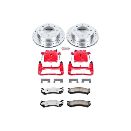 2004-2005 GMC Yukon XL 2500 / Chevrolet Suburban 2500 Heavy-Duty Brake Rotor and Caliper Upgrade Kit - Premium Replacement