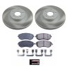 2006-2009 Subaru Legacy Front Semi-Coated Rotor Brake Kit with Ceramic Pads - Premium Replacement