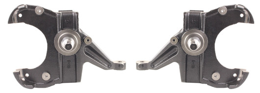 Bexar Pro Components 1963-1970 Chevy & GMC Truck 6-Lug Front Disc Brake Conversion Kit | 2-Inch Drop Spindle | Drilled & Slotted Performance Rotors - Image 3