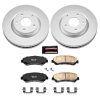 2008-2015 Nissan Rogue Front PowerStop Z17 Evolution Geomet Coated Brake Kit - Premium Replacement